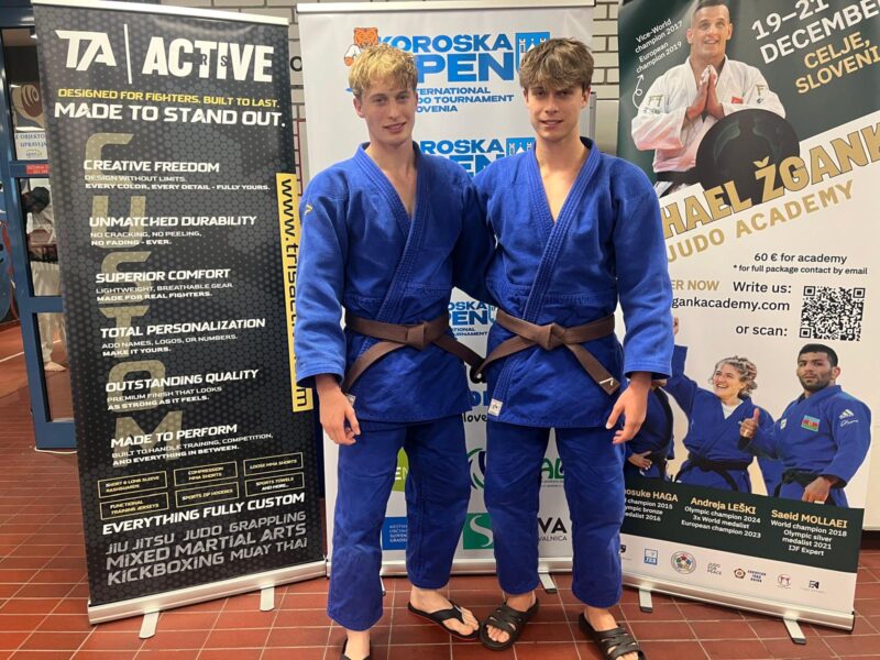 Judoka Matthias und Jakob Unterrainer-Rautter